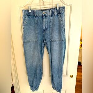 Gap Women’s Denim Joggers L EUC